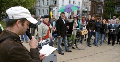 Ansprache vor Personen in Schwerin