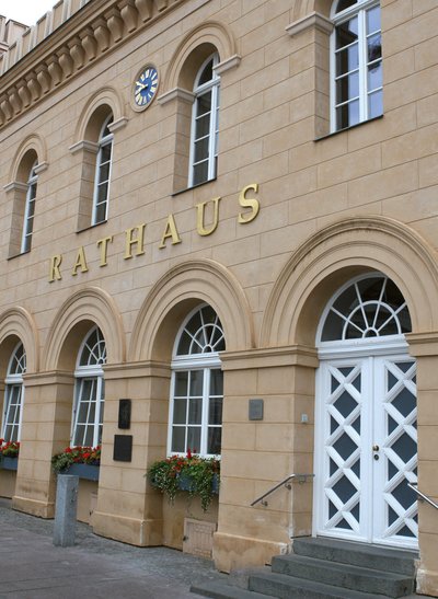 Bild vom Rathaus Schwerin